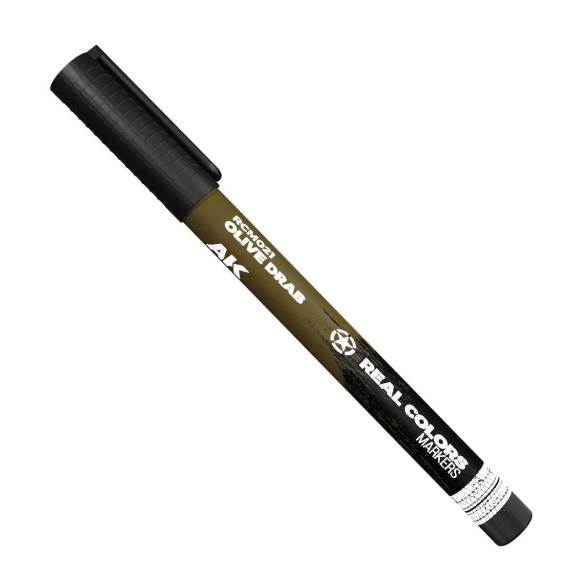 AK Interactive Real Colors Markers: Olive Drab - Acrylic Paint Marker - Image 2