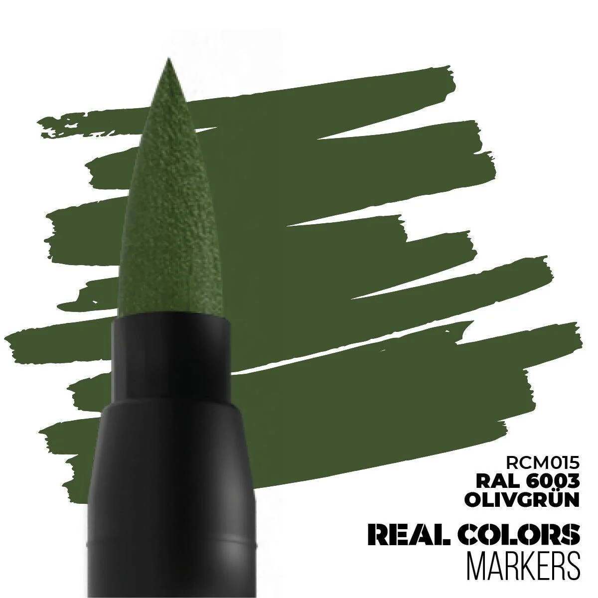 AK Interactive Real Colors Markers: RAL 6003 Olivgrun - Acrylic Paint Marker