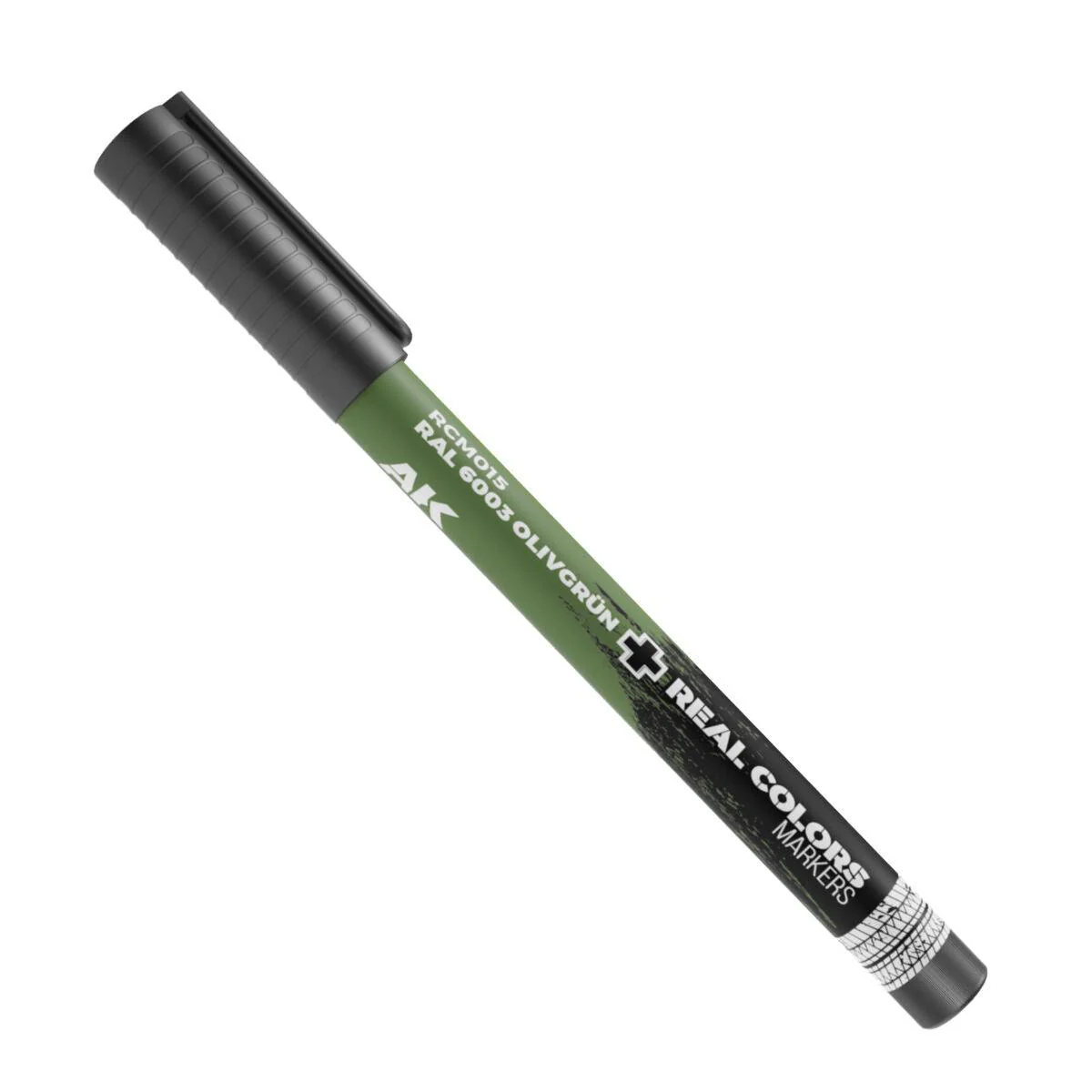 AK Interactive Real Colors Markers: RAL 6003 Olivgrun - Acrylic Paint Marker - Image 2