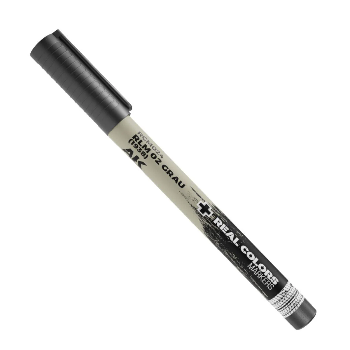 AK Interactive Real Colors Markers: RLM 02 Grau (1938) - Acrylic Paint Marker - Image 2