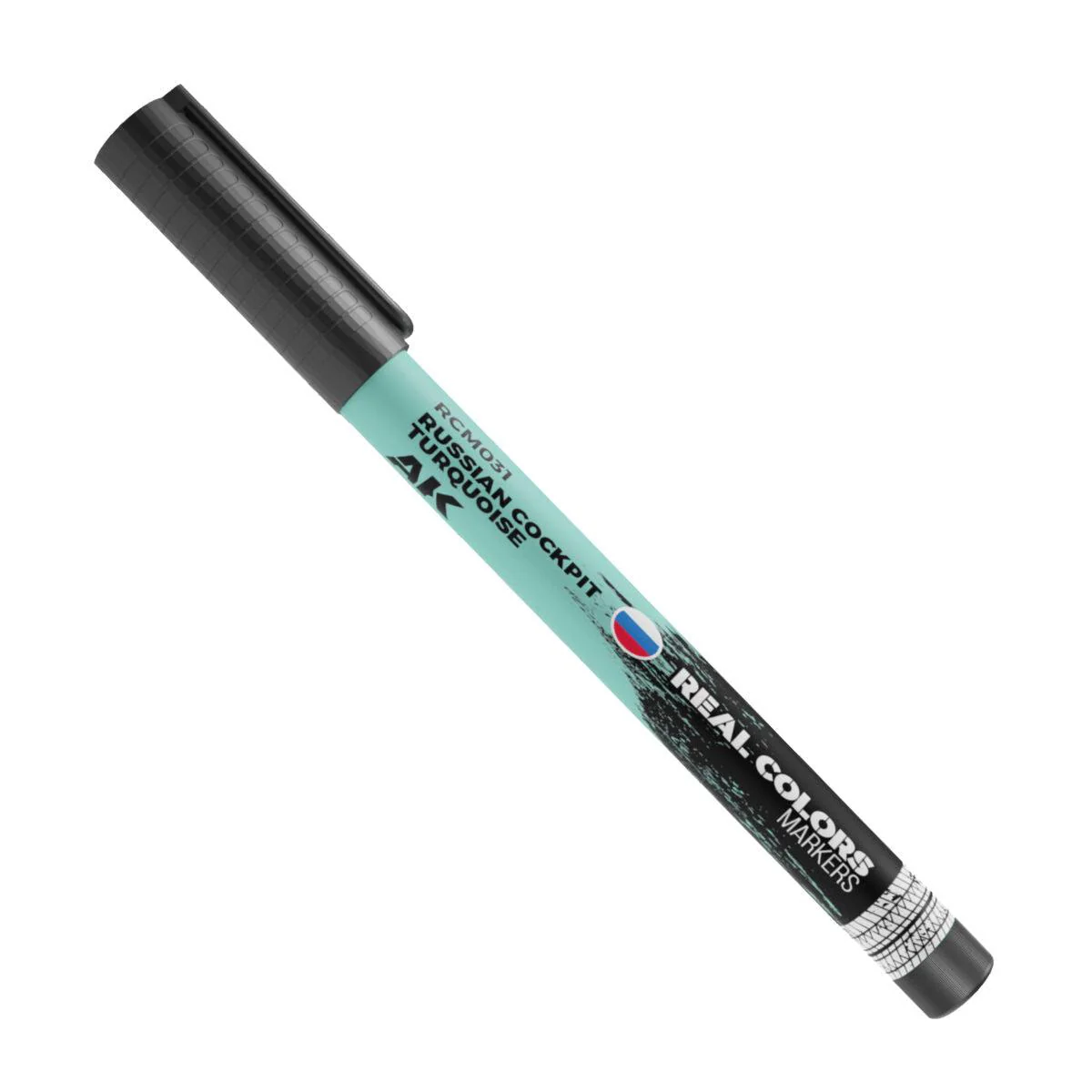 AK Interactive Real Colors Markers: Russian Cockpit Torquoise - Acrylic Paint Marker - Image 2