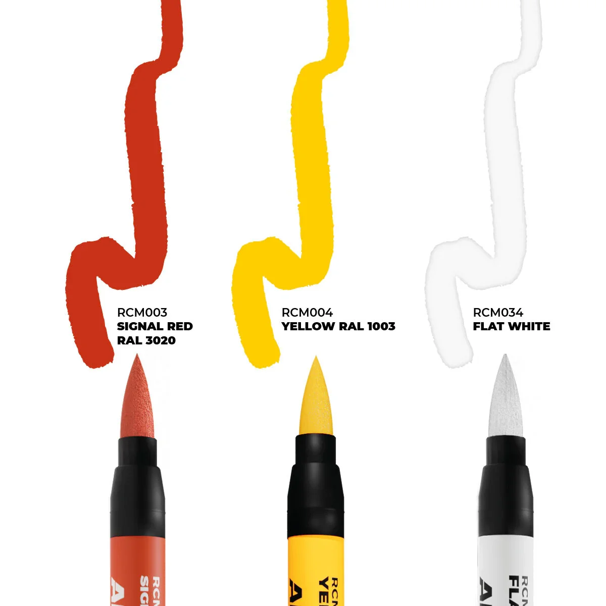 AK Interactive Real Colors Markers: Tactical Markings - Set 3 Arcylic Paint Markers - Image 2