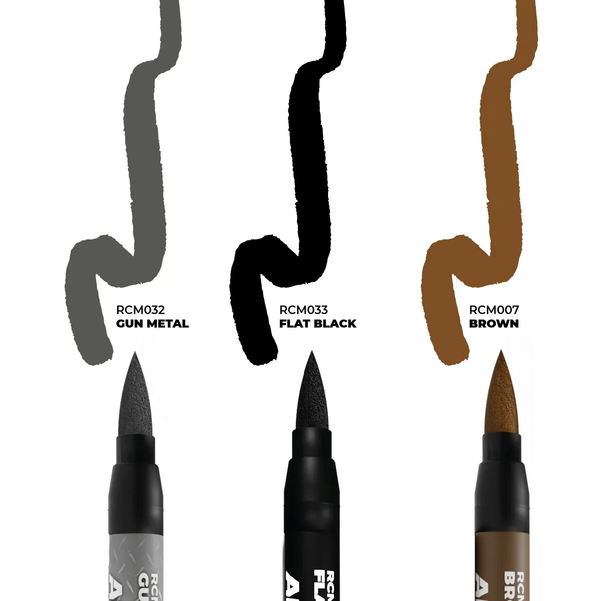 AK Interactive Real Colors Markers: Weapons - Set 3 Arcylic Paint Markers - Image 2
