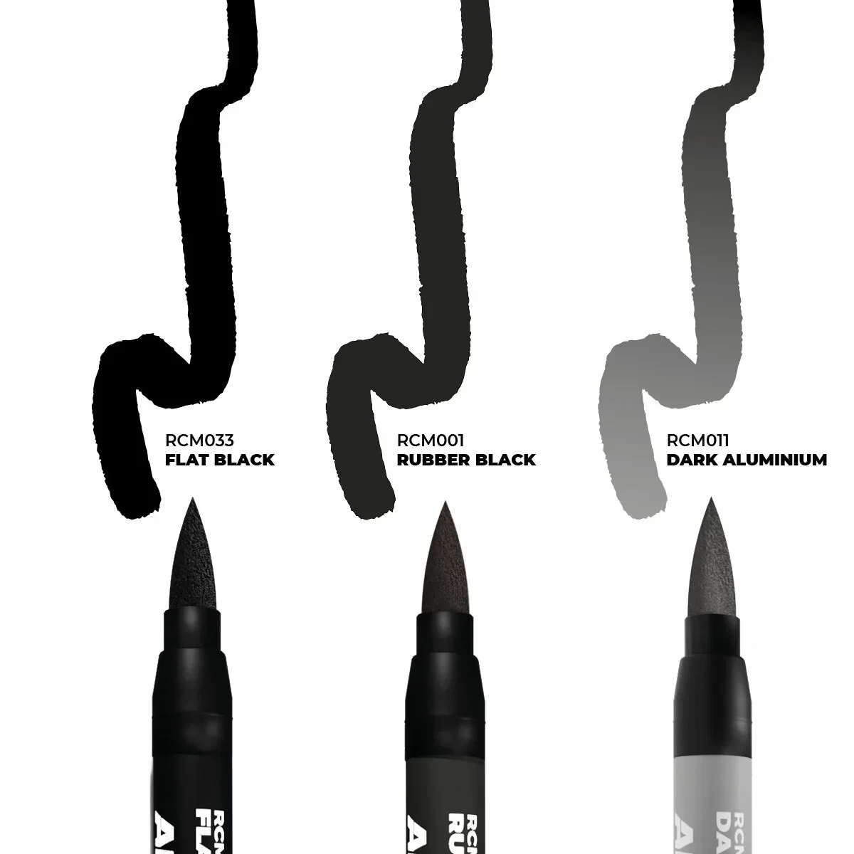 AK Interactive Real Colors Markers: Wheels - Set 3 Arcylic Paint Markers - Image 2