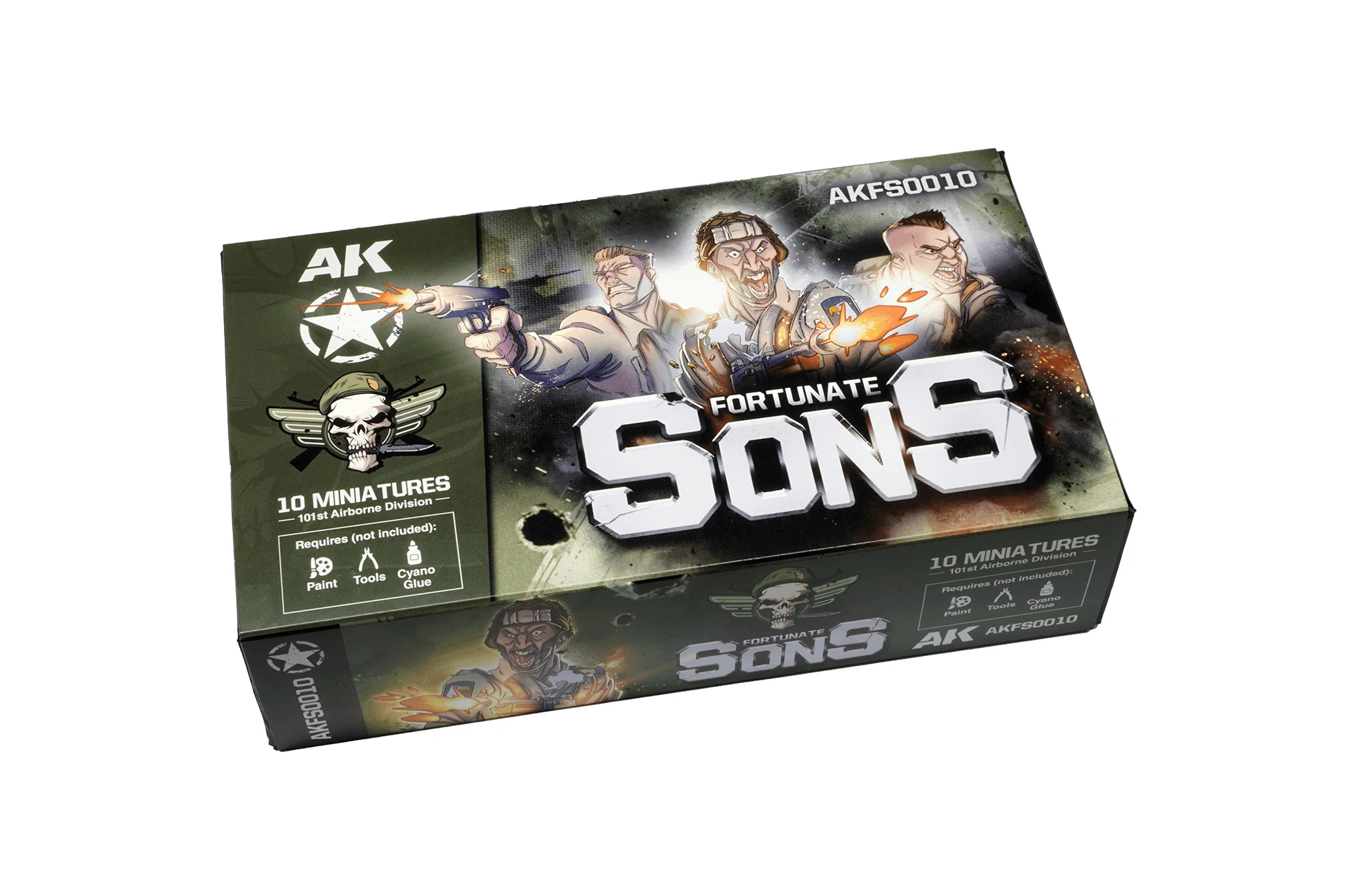 AK Interactive - Scale Models - Fortunate Sons 101St Airborne Division (10 Miniatures) - Image 2