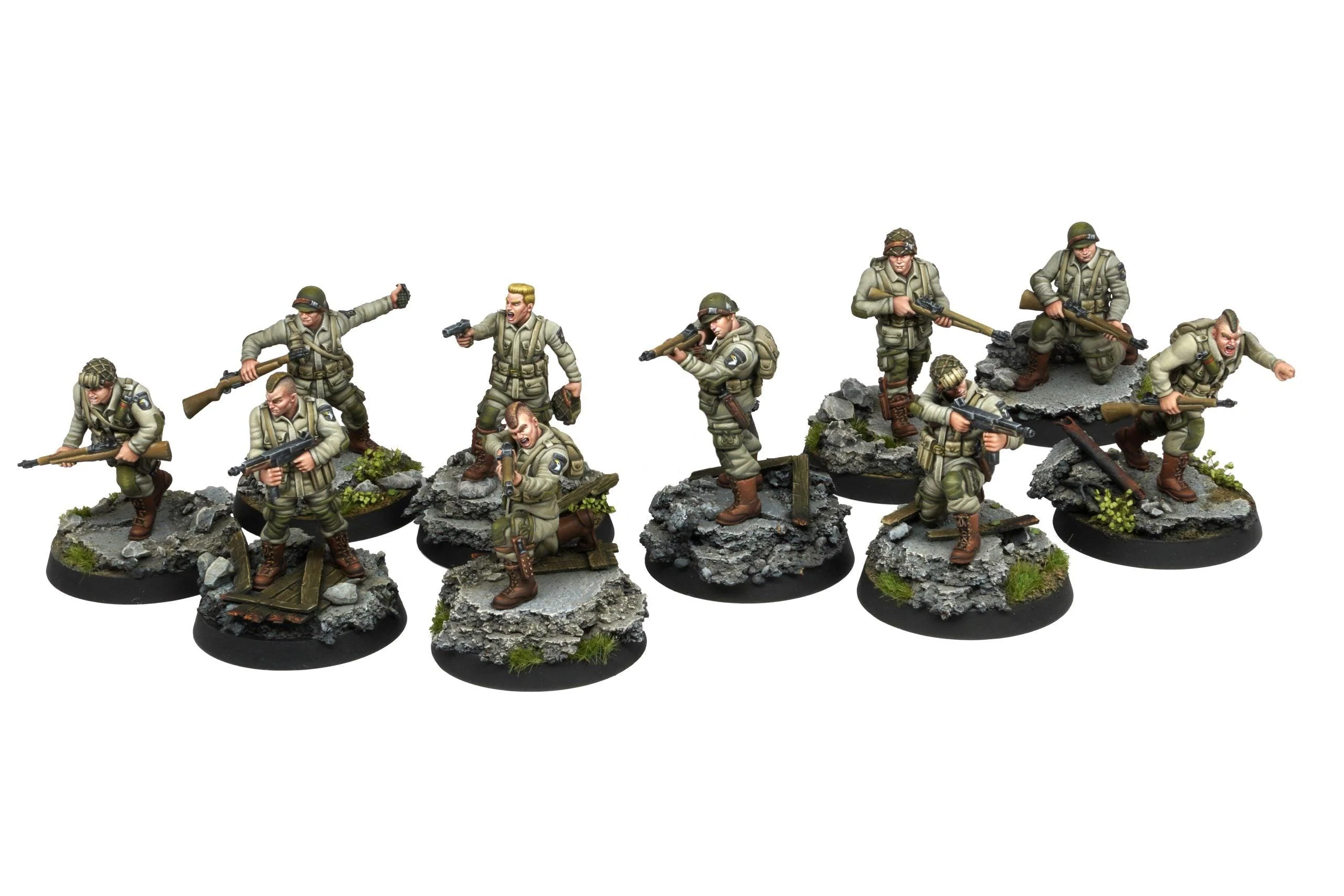 AK Interactive - Scale Models - Fortunate Sons 101St Airborne Division (10 Miniatures) - Image 3