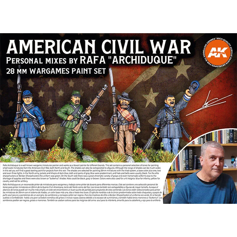 AK Interactive Signature Set: American Civil War - Rafa "Archiduque" Acrylic Paint Set 3rd Generation - Image 3
