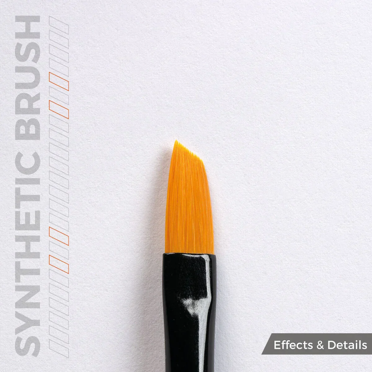 AK Interactive Synthetic Brush - Angular - Image 2