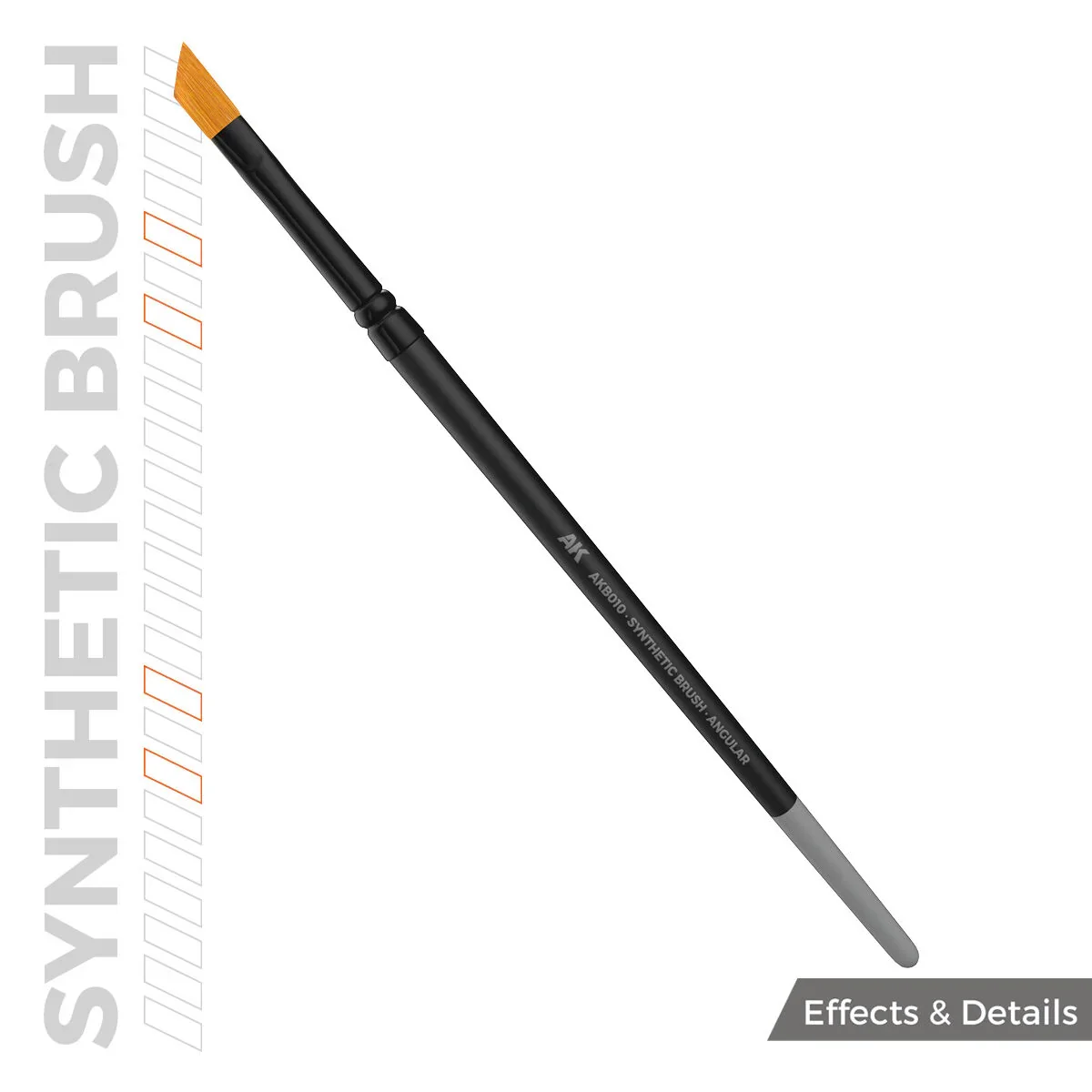 AK Interactive Synthetic Brush - Angular - Image 3