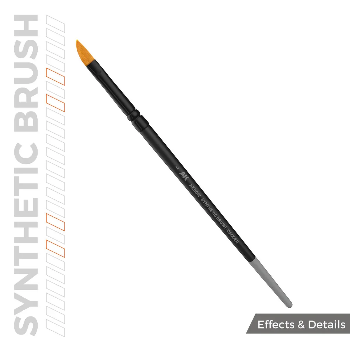 AK Interactive Synthetic Brush - Dagger L - Image 3