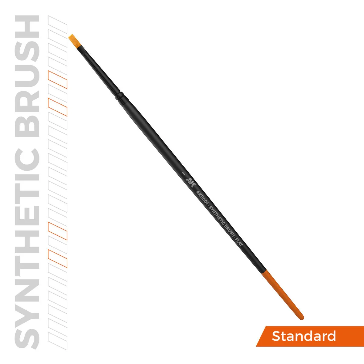 AK Interactive Synthetic Brush - Flat 1 - Image 3