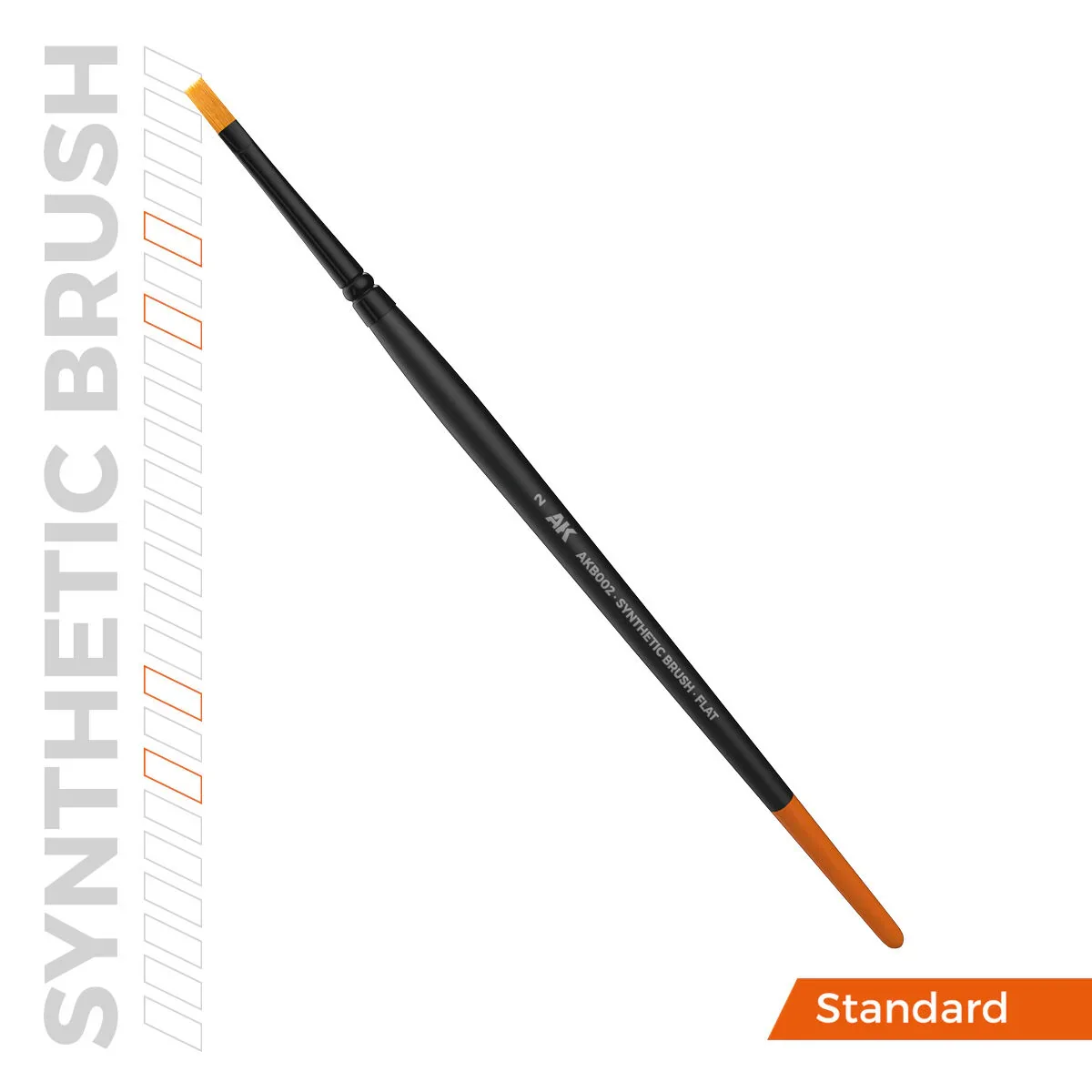 AK Interactive Synthetic Brush - Flat 2 - Image 3