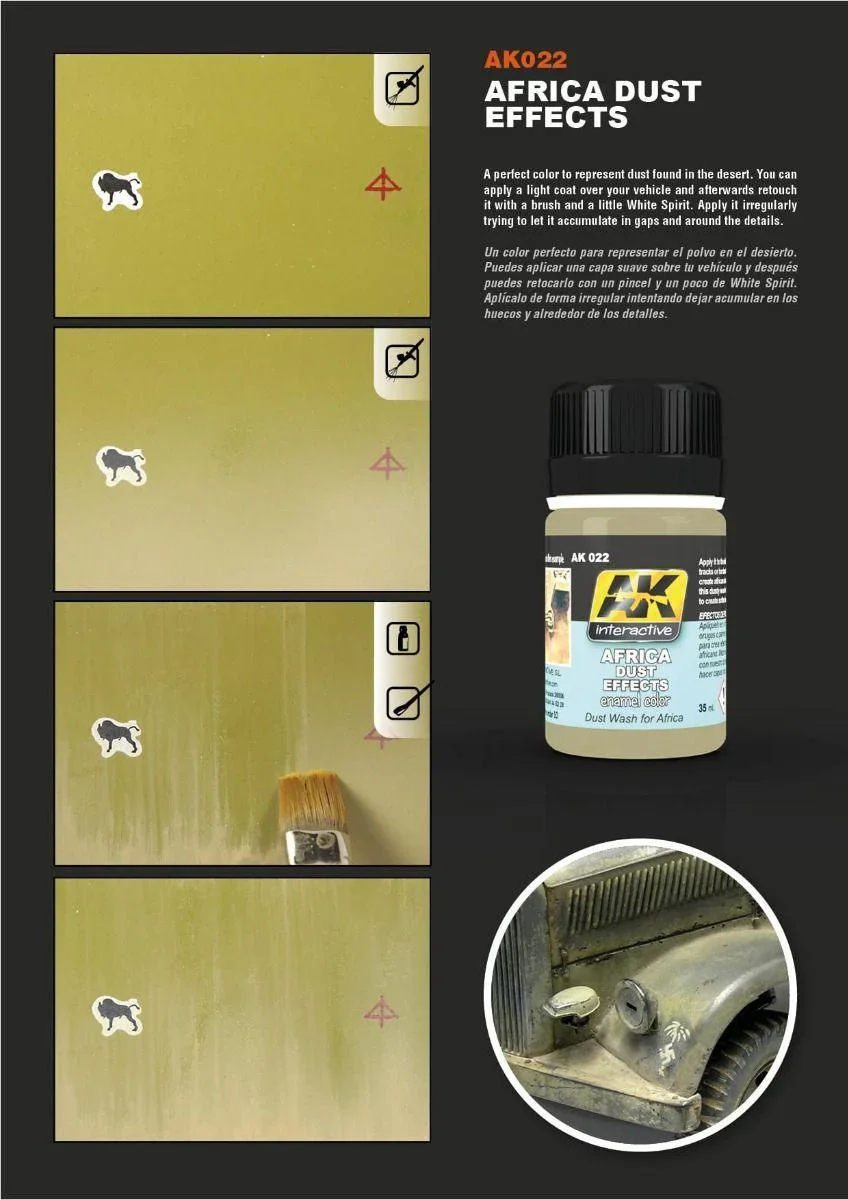 AK Interactive Weathering Products - Africa Dust Effects - Image 3