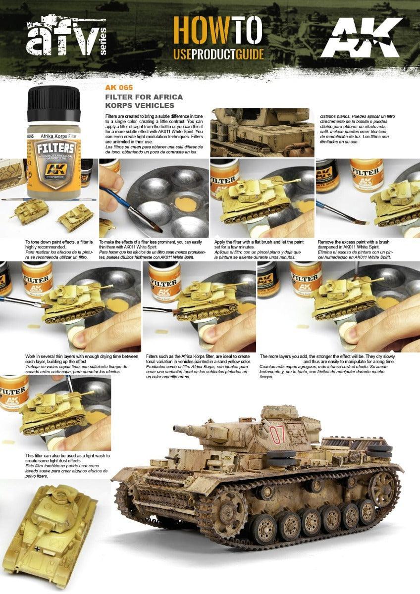 AK Interactive - Weathering Products - Filter for Afrika Korps Vehicles 35ml - Image 2