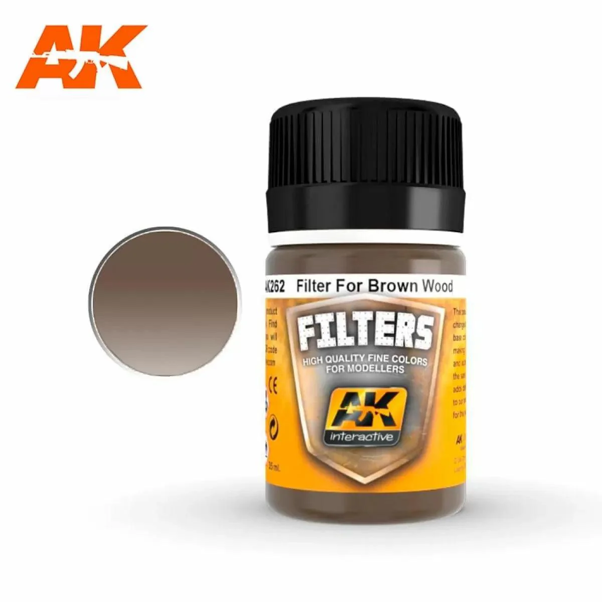 AK Interactive - Weathering Products - Filter for Brown Wood 35ml