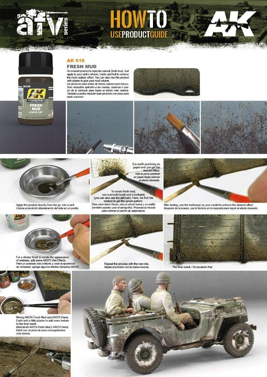 AK Interactive Weathering Products - Fresh Mud Effects - Image 2