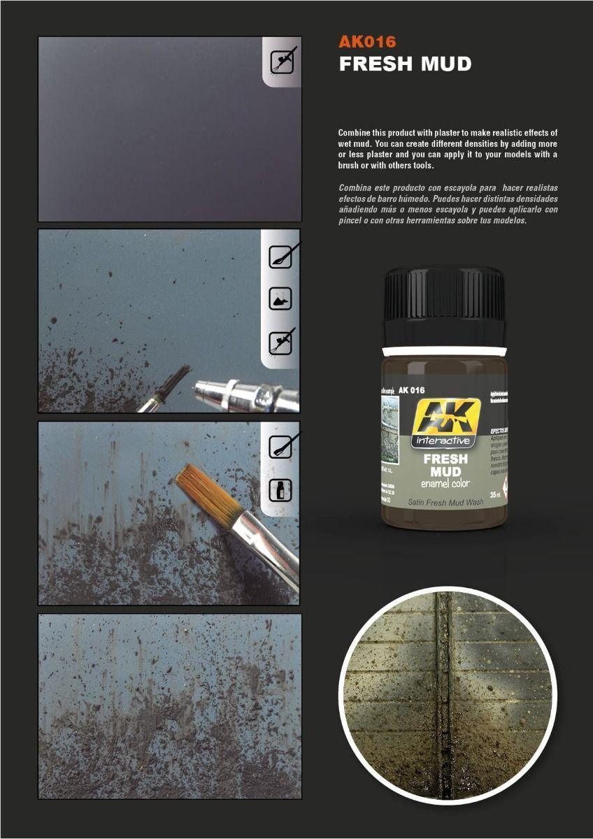 AK Interactive Weathering Products - Fresh Mud Effects - Image 3