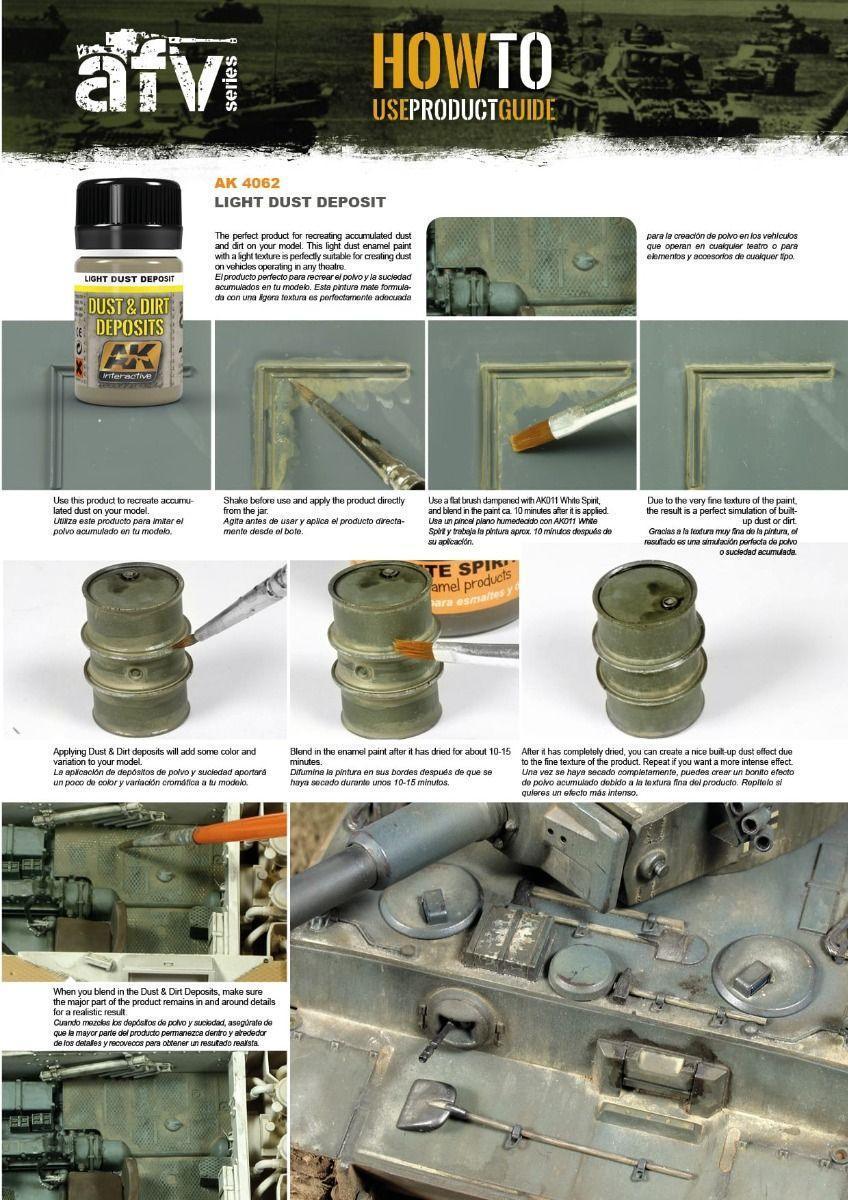 AK Interactive Weathering Products - Light Dust Deposit - Image 2