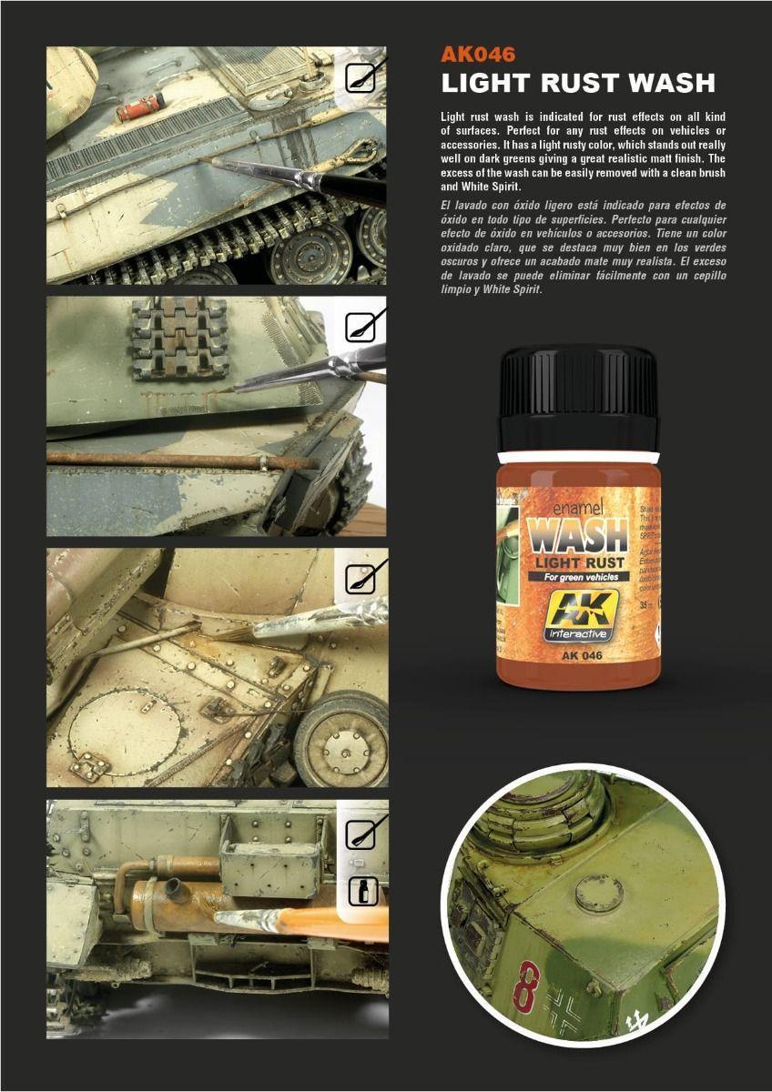 AK Interactive Weathering Products - Light Rust Wash - Image 3