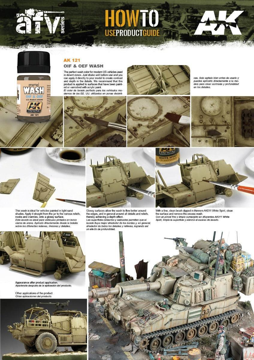AK Interactive - Weathering Products - Oif & Oef - US Vehicles Wash 35ml - Image 2