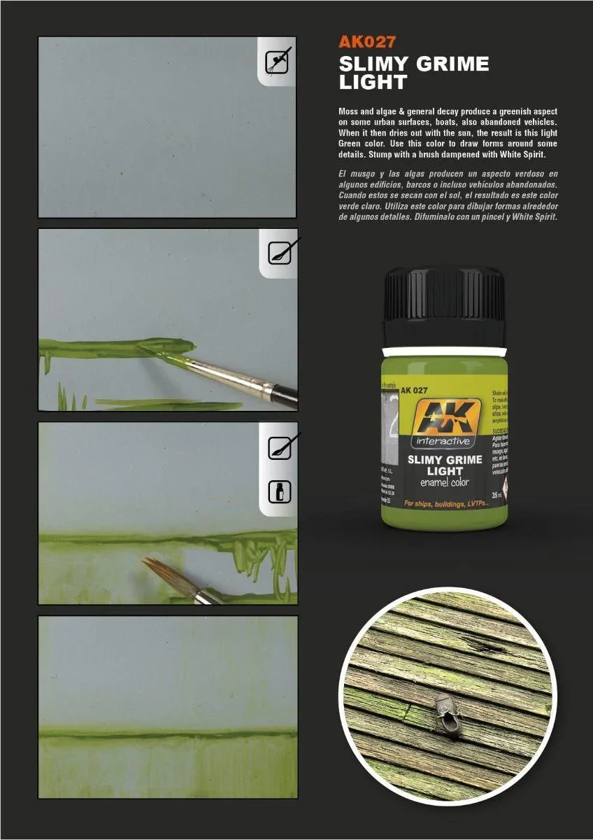 AK Interactive Weathering Products - Slimy Grime Light - Image 2