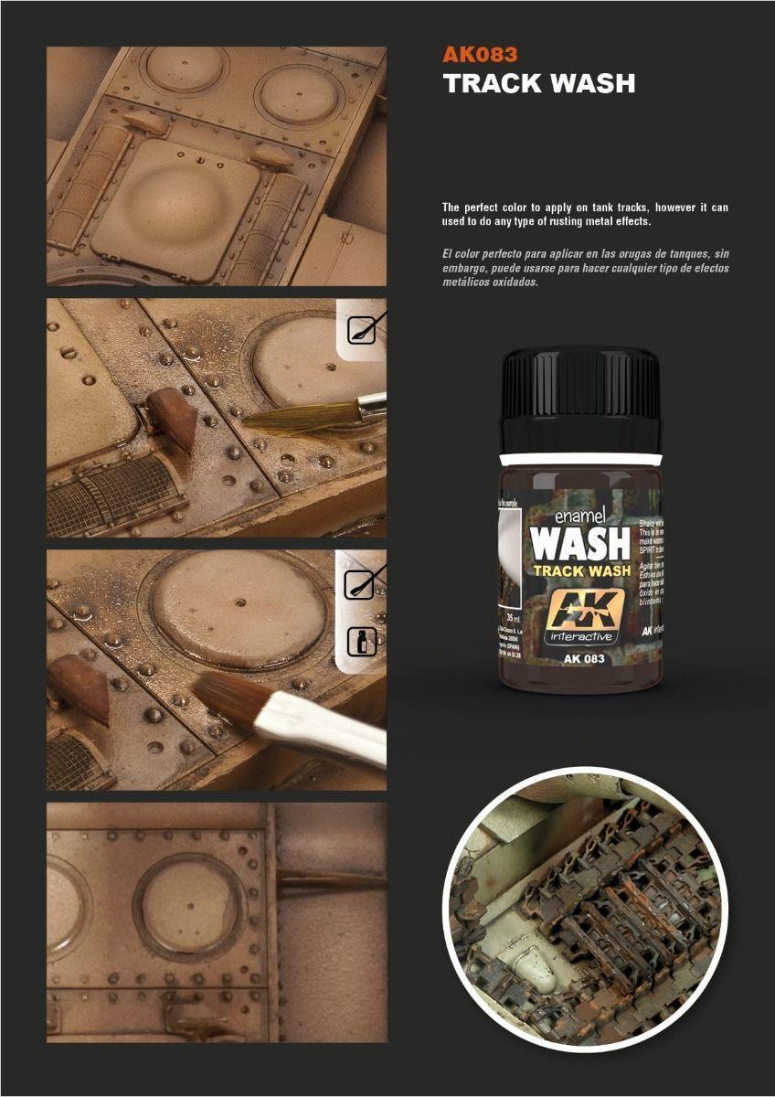 AK Interactive Weathering Products - Track Wash - Image 3