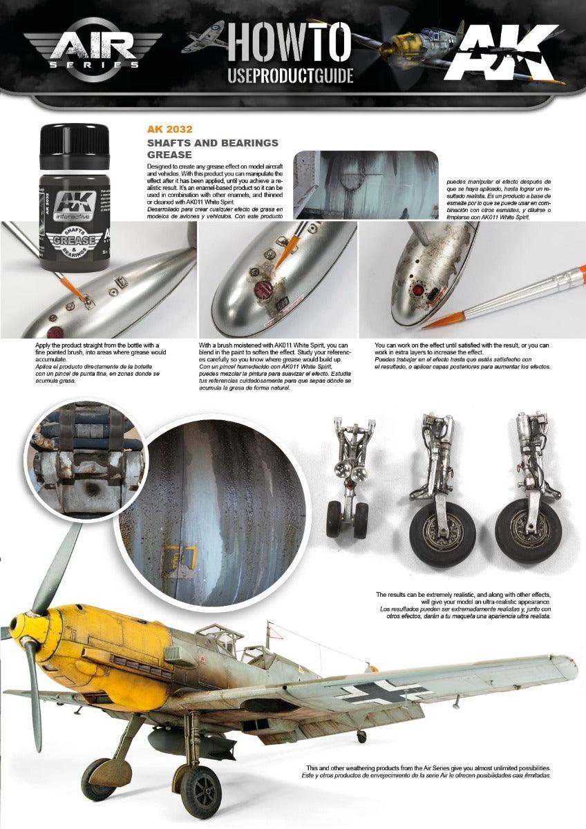 AK Interactive - Weathering Products - Wash for Shafts and Bearings 35ml - Image 2