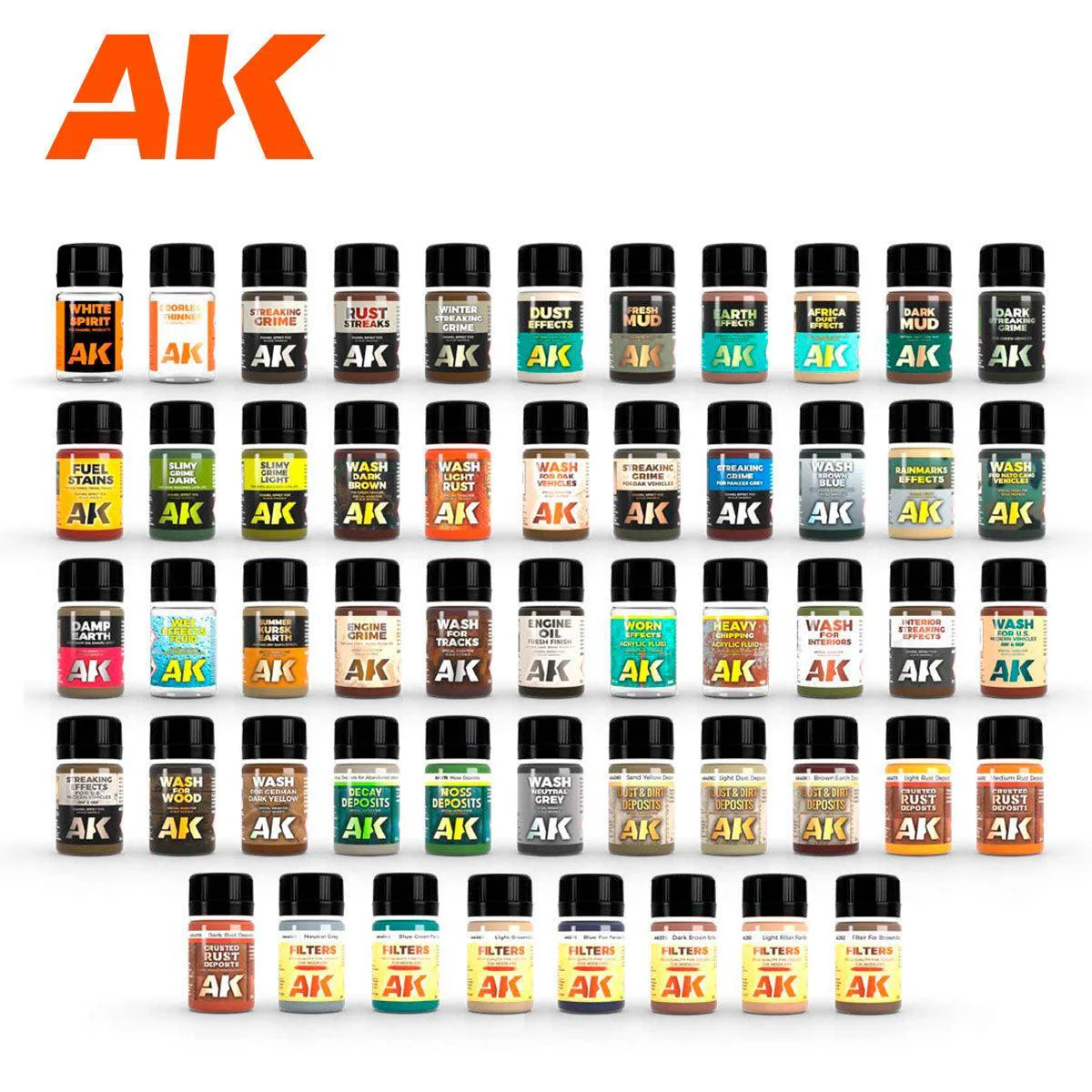 AK Interactive 3Gen Acrylics - Briefcase 52 Enamel Colours - Image 2