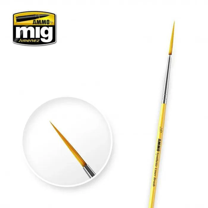 AMMO by Mig 3/0 Synthetic Liner Brush