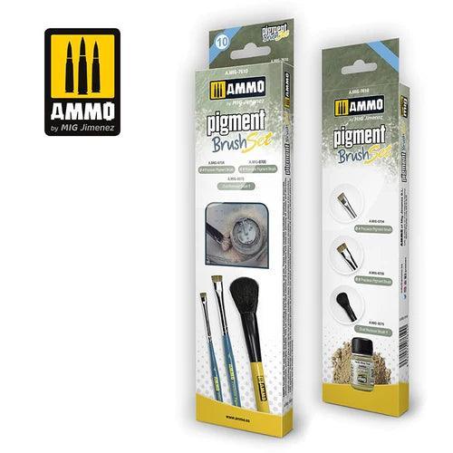 AMMO by Mig 7610 Pigment Brushes Set