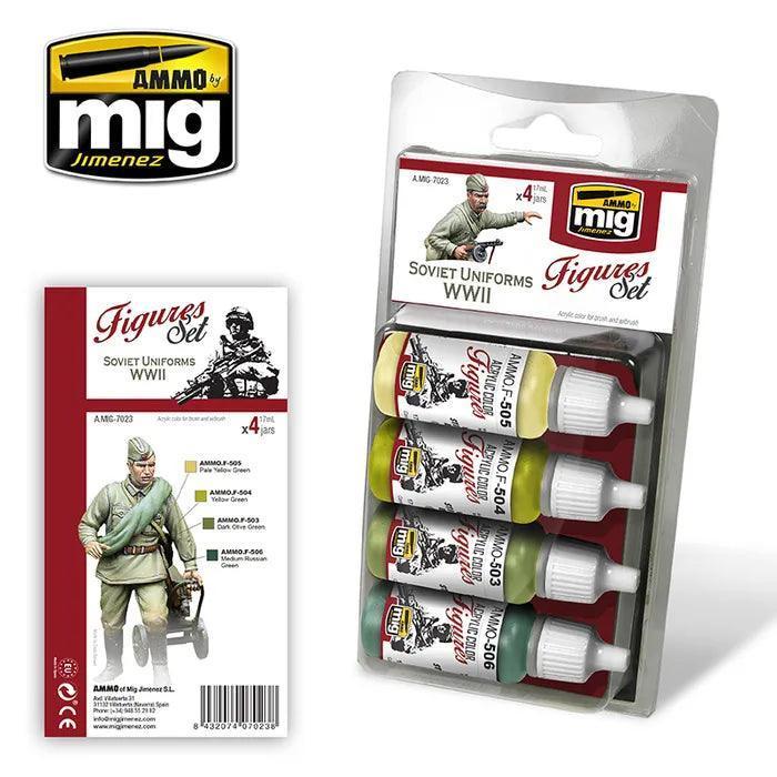 Ammo by MIG Ammo Paint, Soviet Uniforms Wwii Set