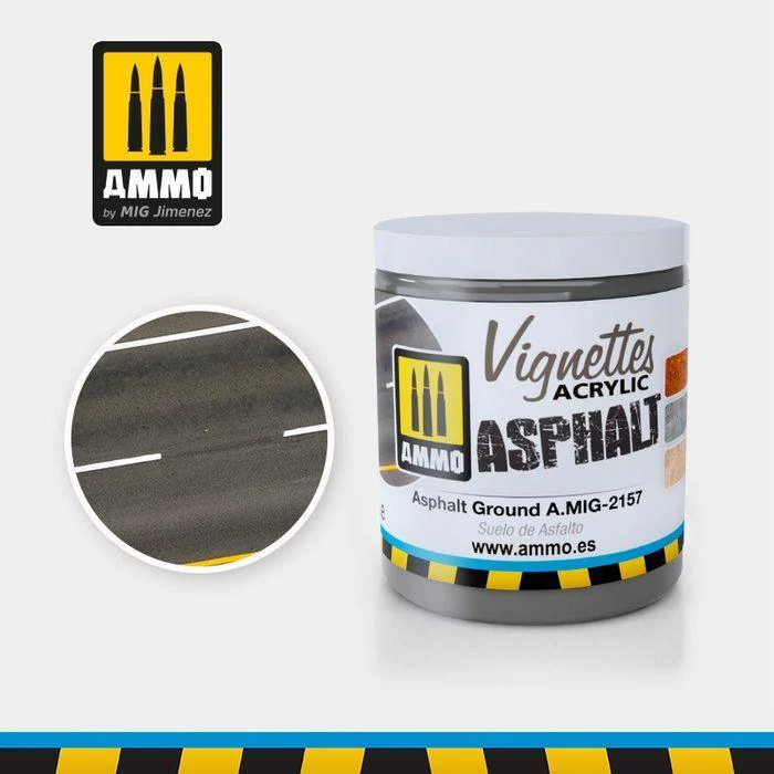 Ammo by MIG Dioramas Asphalt Ground 100ml