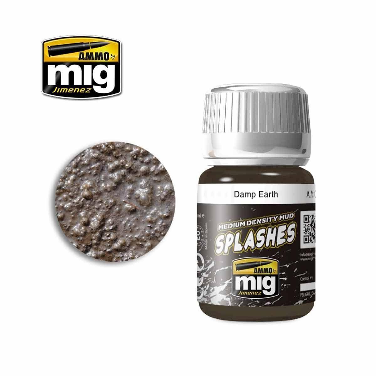 Ammo by MIG Enamel Textures Damp Earth 35ml