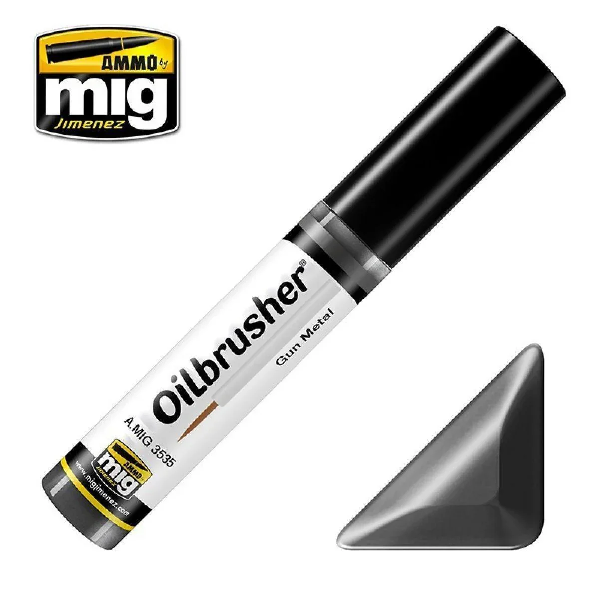 Ammo By MIG Gun metal Oilbrusher