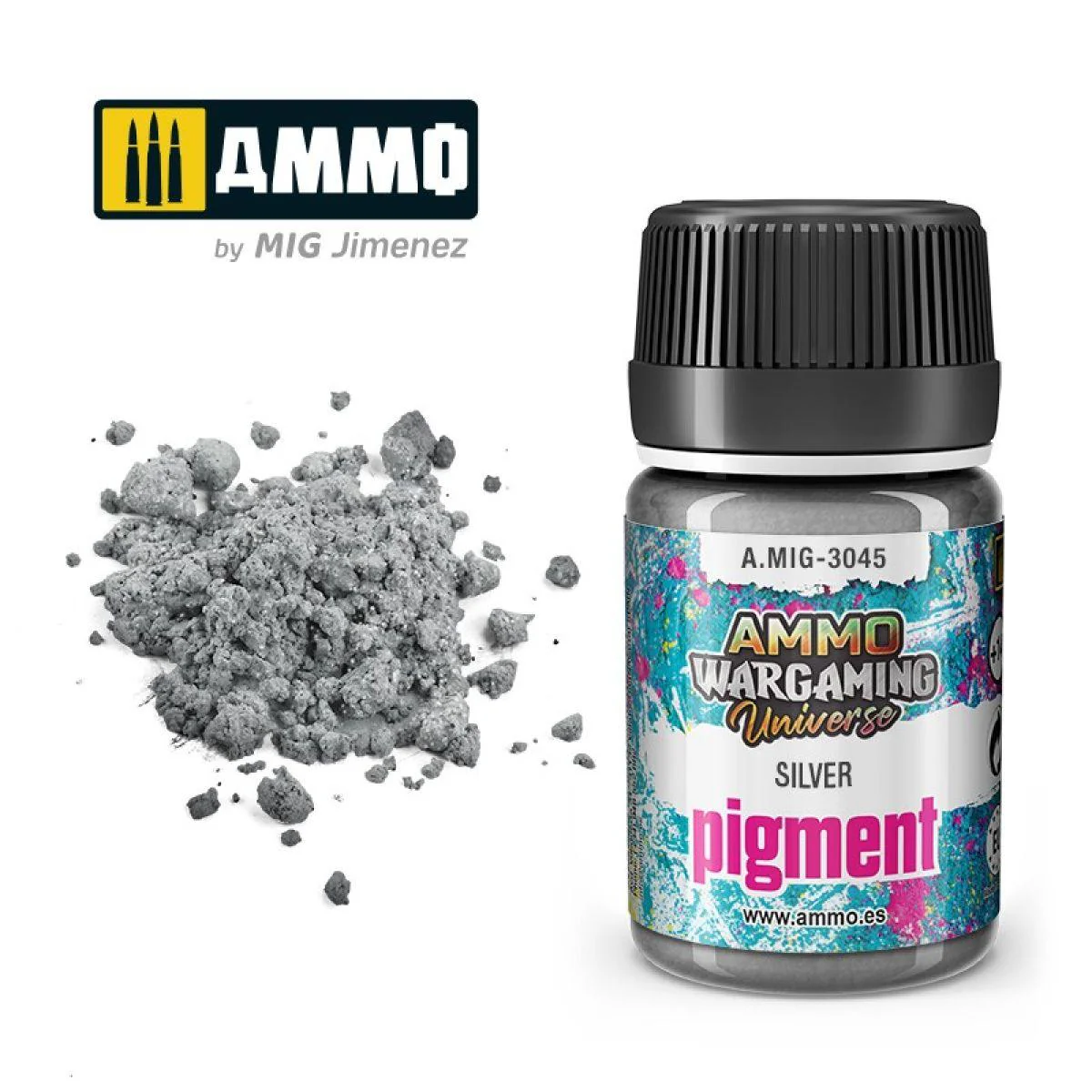 Ammo by MIG - Pigments - Silver 35ml