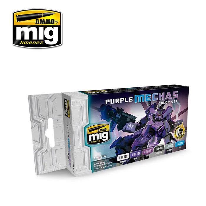 Ammo by MIG Purple Mechas Colour Set