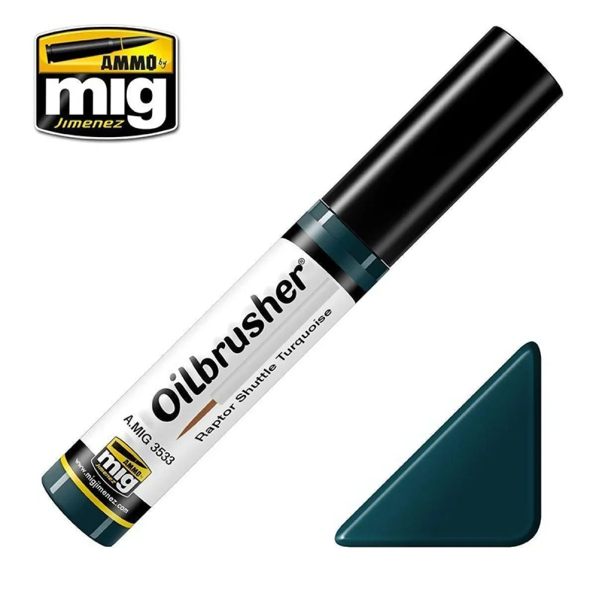Ammo By MIG Raptor shuttle turquoise Oilbrusher