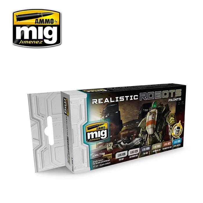 Ammo by MIG Realistic Robots Colour Set
