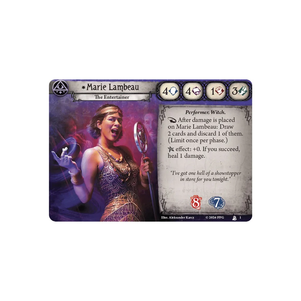 Arkham Horror: The Card Game – Investigator Deck: Marie Lambeau - Image 3