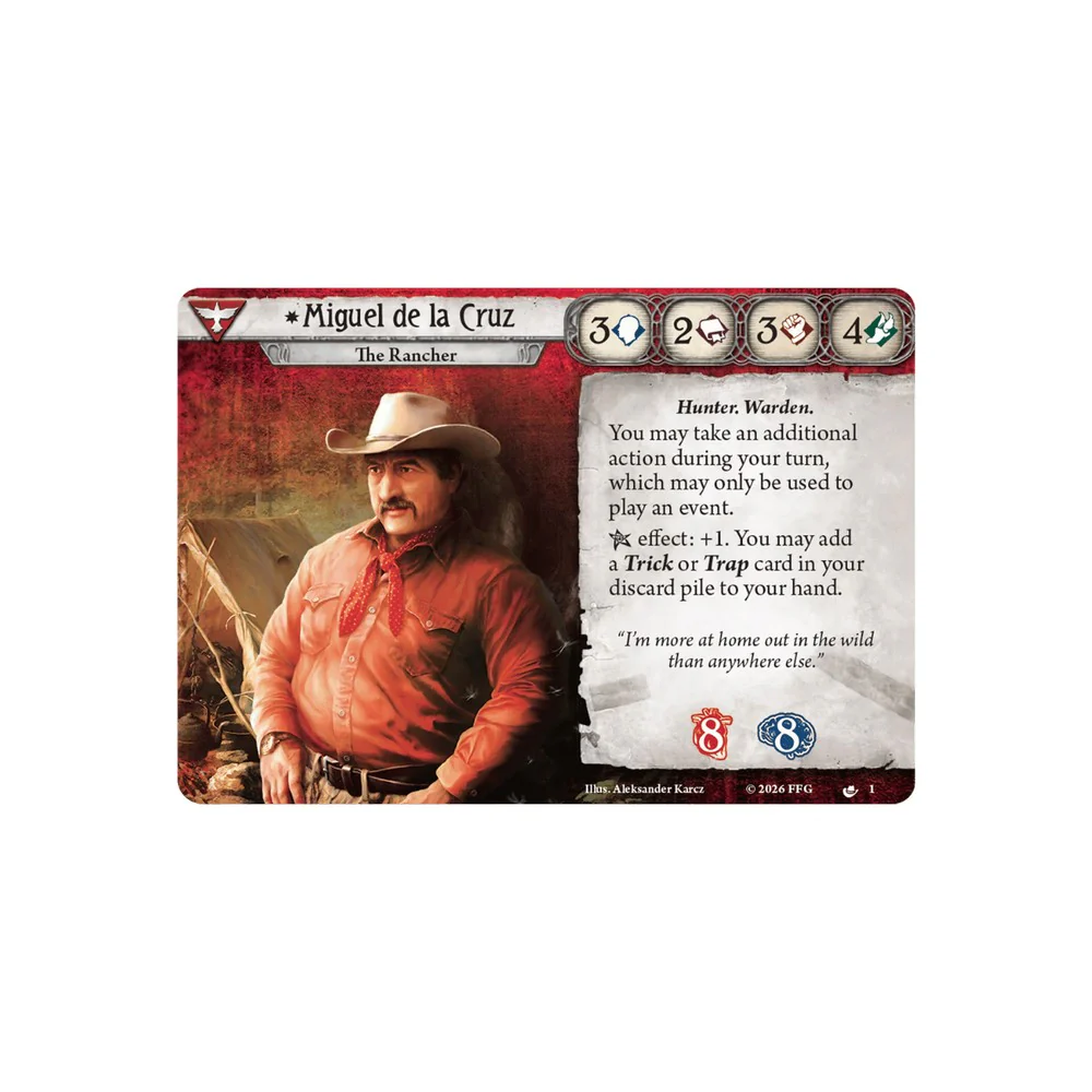 Arkham Horror: The Card Game – Investigator Deck: Miguel de la Cruz - Image 3