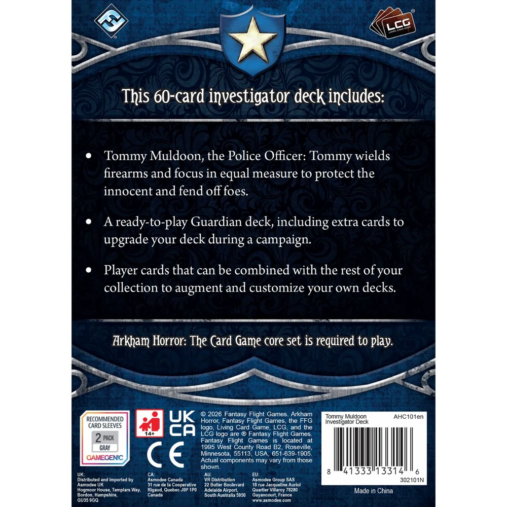 Arkham Horror: The Card Game – Investigator Deck: Tommy Muldoon - Image 2