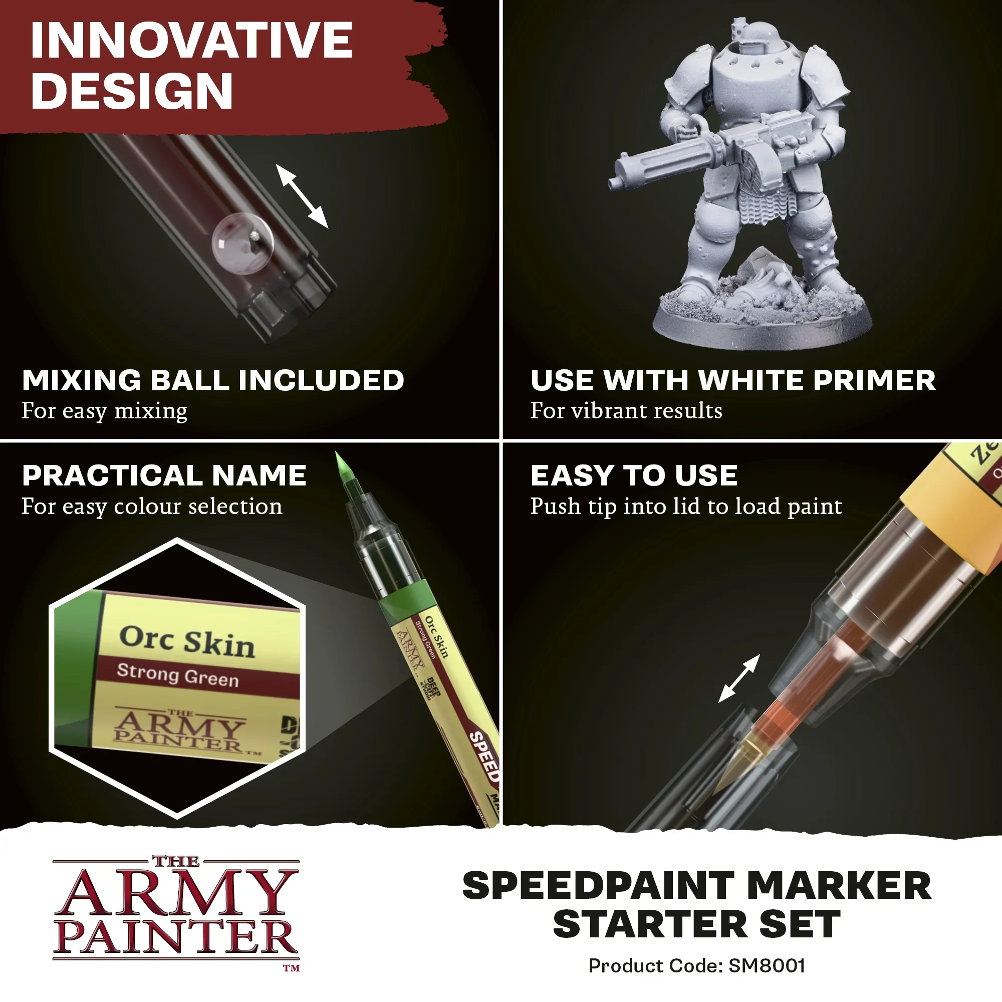 Army Painter Warpaints - Speedpaint Marker Starter Set - Image 4