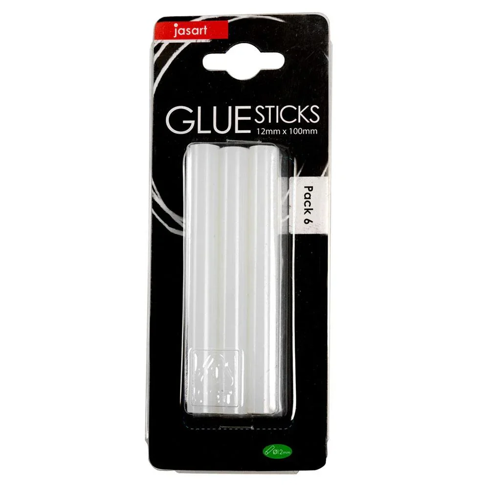 Art Basics Trigger Fed Glue Gun Large Replacement Sticks - 6 Pack