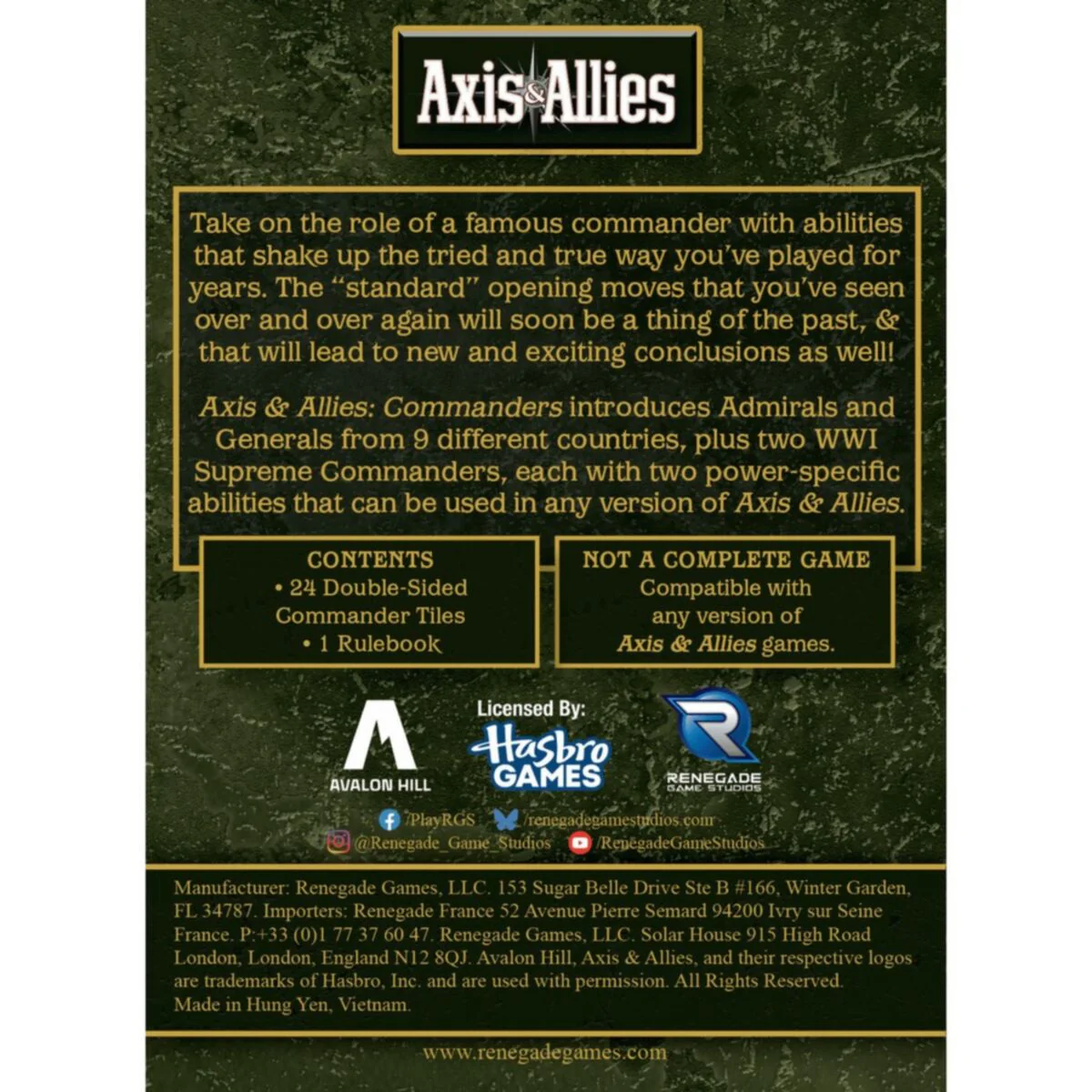 Axis & Allies - Commanders - Image 3