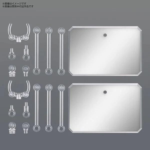 Bandai Action Base 6 (Clear Color) Mirror Stickers Set - Image 3