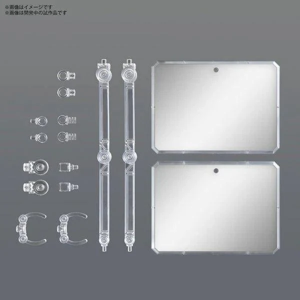Bandai Action Base 7 (Clear Color) Mirror Sticker Set - Image 3