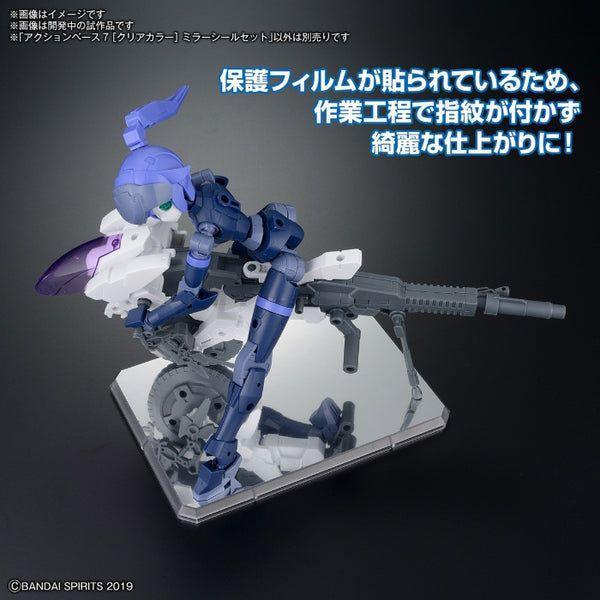 Bandai Action Base 7 (Clear Color) Mirror Sticker Set - Image 7