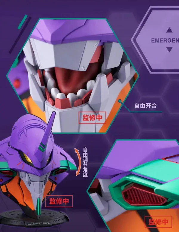 Bandai Shokugan BN Head Collection Evangelion Test Type-01 Ver. - Image 3