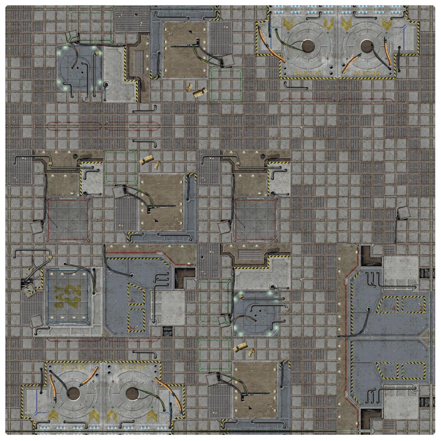 Battle Systems - Sci-Fi - Add-Ons - Frontier Sci-fi Gaming Mat 3x3