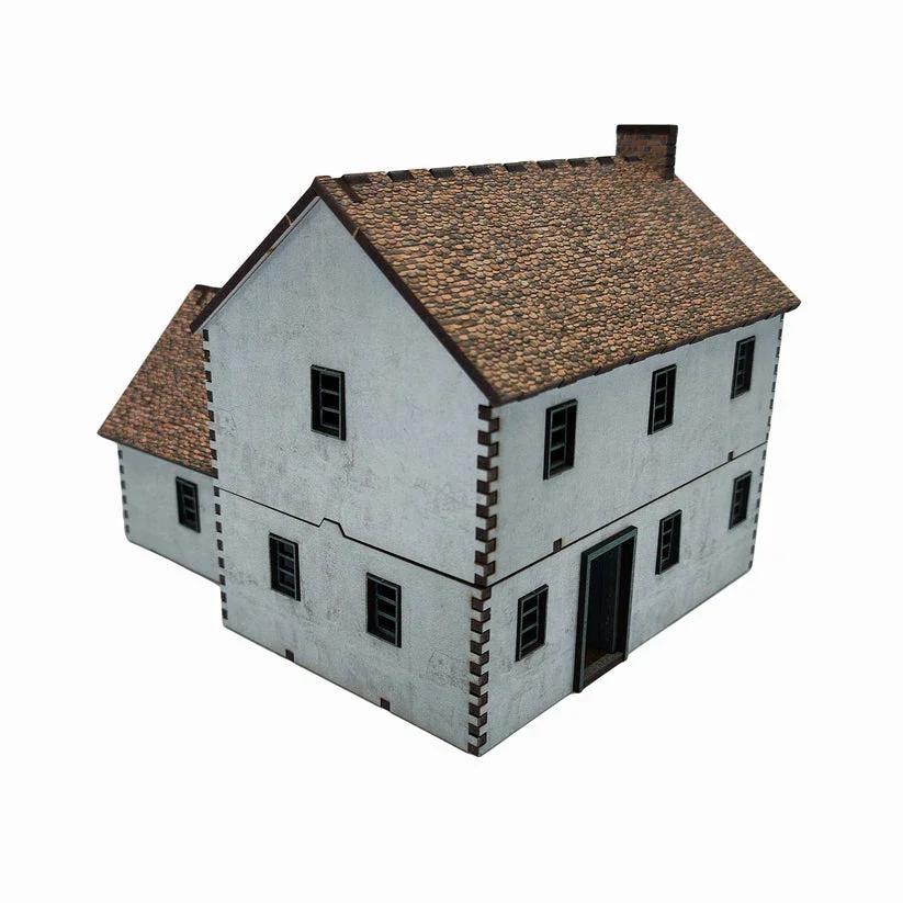 Battlefield Accessories: Double Story House 2 - 28mm (TTR)